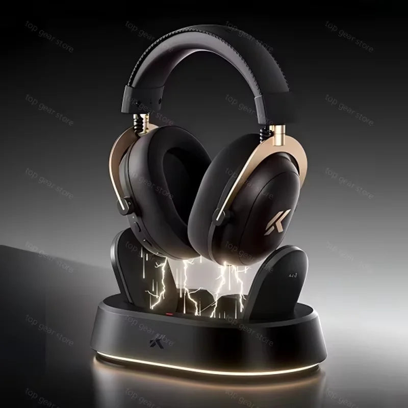 V9 Turbo + Wireless Gaming Headset 2000Mah Long Life Battery with Magnetic RGB Charging Dock 2.4G Low Latency Link