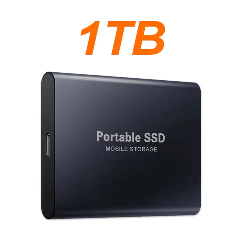 【Brand+】2026New External SSD 1TB/2TB/4TB Durable Portable Hard Disk High-Rate Original Solid-State Drive for Pc/Laptop/Phone/Mac