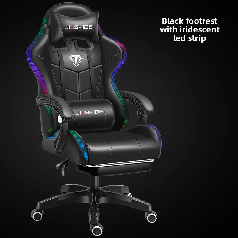 Modern Ergonomic Gaming Chair with Lumbar Support Versatile Office and Internet Cafe Seating Adjustable Computer Chair for Home