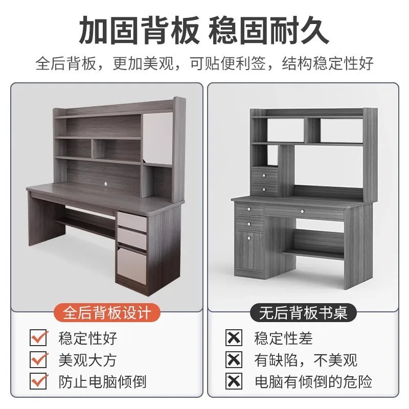 Desk Integrated Student Bedroom Household Computer Desk Simple Writing Rental House Simple Modern Table