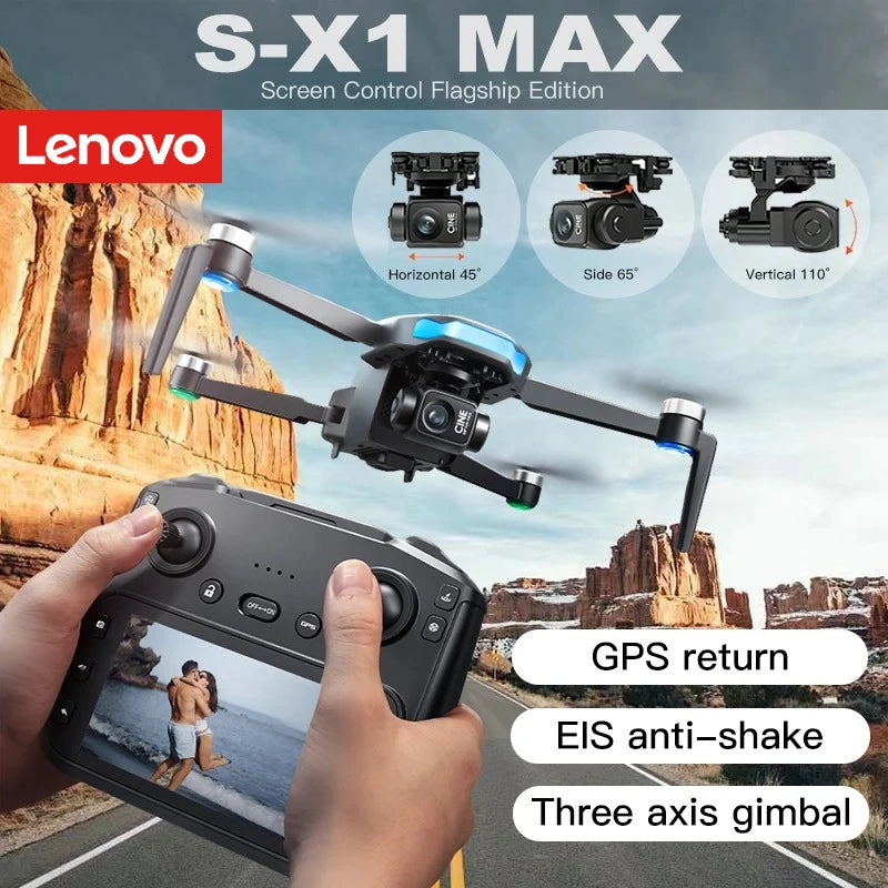 GPS S-X1 Drone Three-Axis Gimbal 8K Professional HD Camera WIFI 5G Brushless FPV Obstacle Avoidance Quadcopter Dron