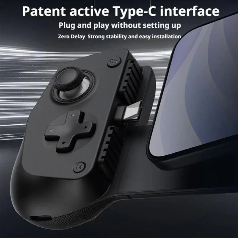 Mobile Game Controller 1Pcs Stretchable Handle for IOS & Android Type-C Gaming Peripheral Games Controller for X5 Lite