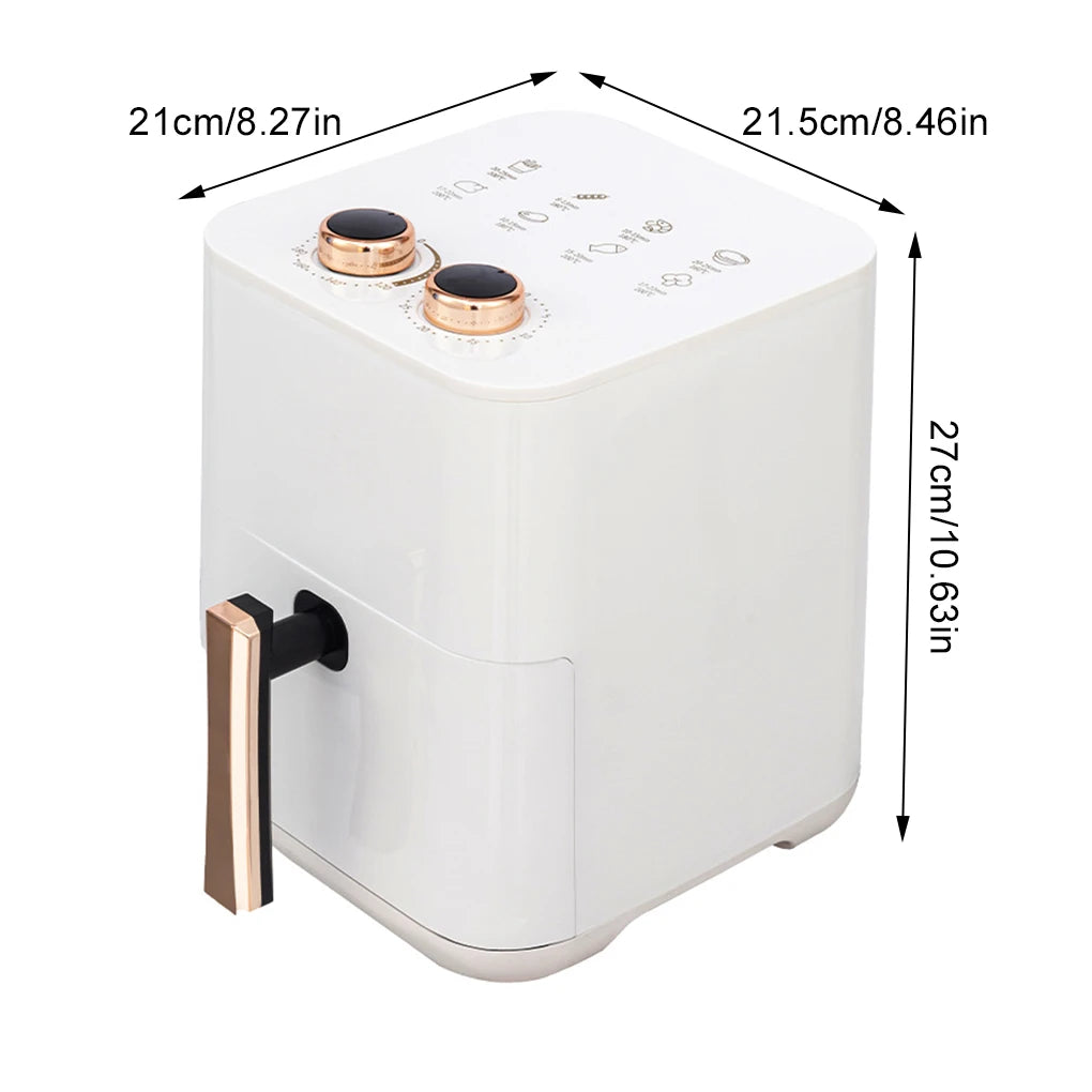 Air Fryer 12L Stainless Steel Visible Large Capacity Electric Oven Touch Screen Multifunctional Electric Fryer EU/US Plug