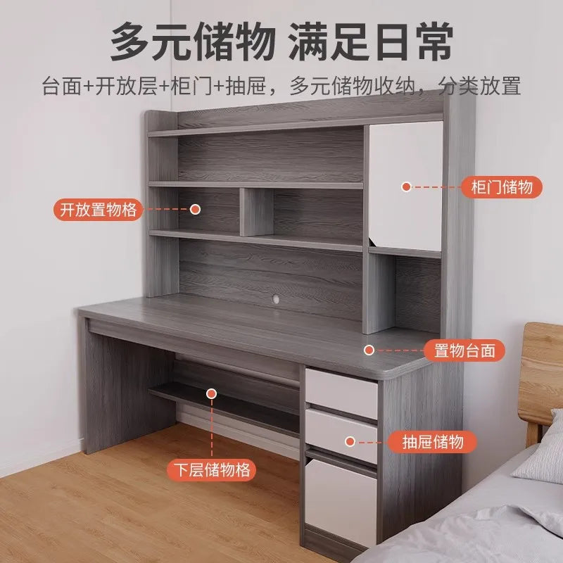 Desk Integrated Student Bedroom Household Computer Desk Simple Writing Rental House Simple Modern Table