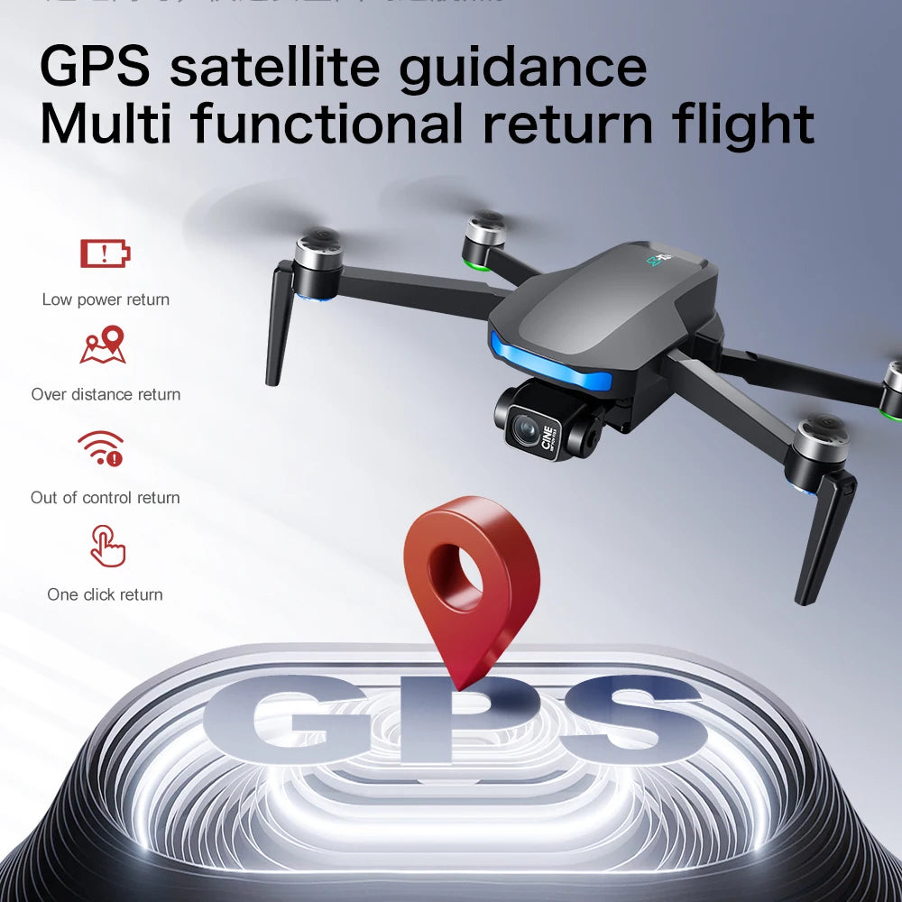 GPS S-X1 Drone Three-Axis Gimbal 8K Professional HD Camera WIFI 5G Brushless FPV Obstacle Avoidance Quadcopter Dron