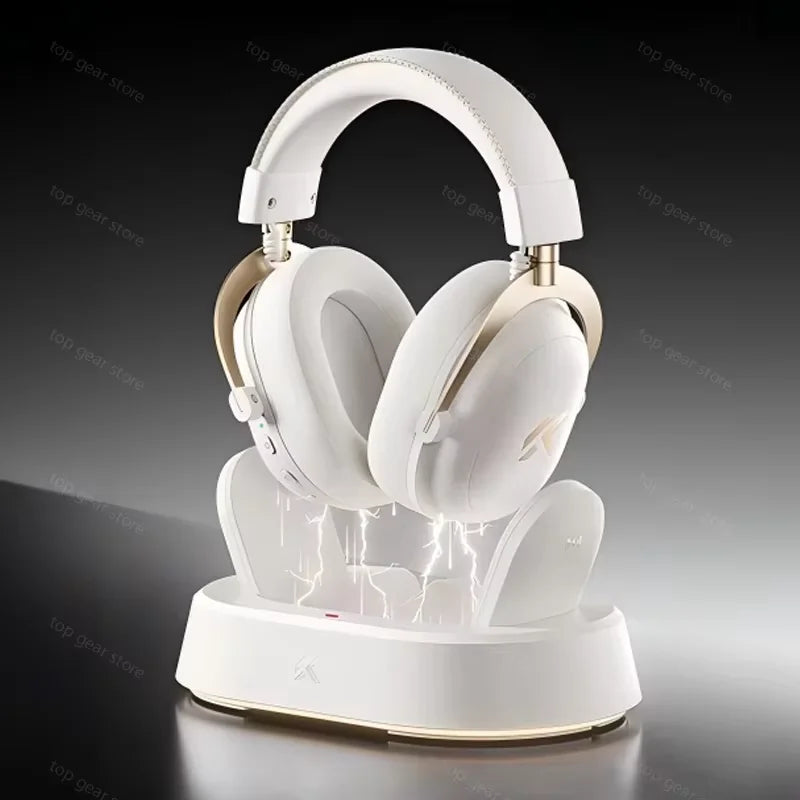 V9 Turbo + Wireless Gaming Headset 2000Mah Long Life Battery with Magnetic RGB Charging Dock 2.4G Low Latency Link