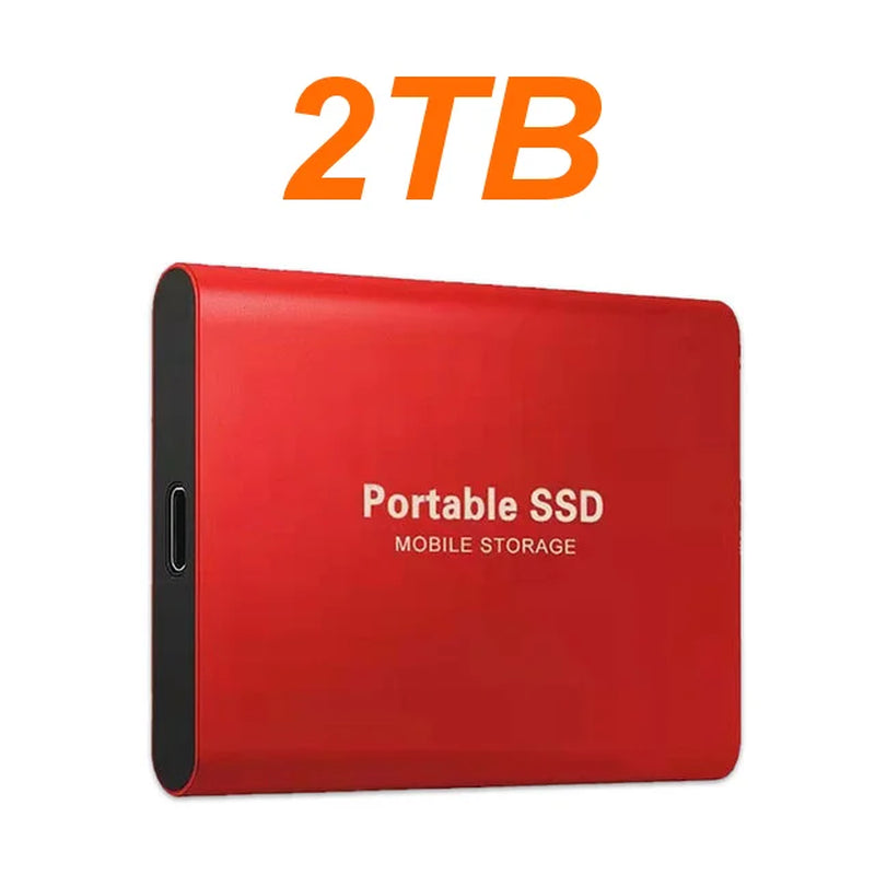 【Brand+】2026New External SSD 1TB/2TB/4TB Durable Portable Hard Disk High-Rate Original Solid-State Drive for Pc/Laptop/Phone/Mac