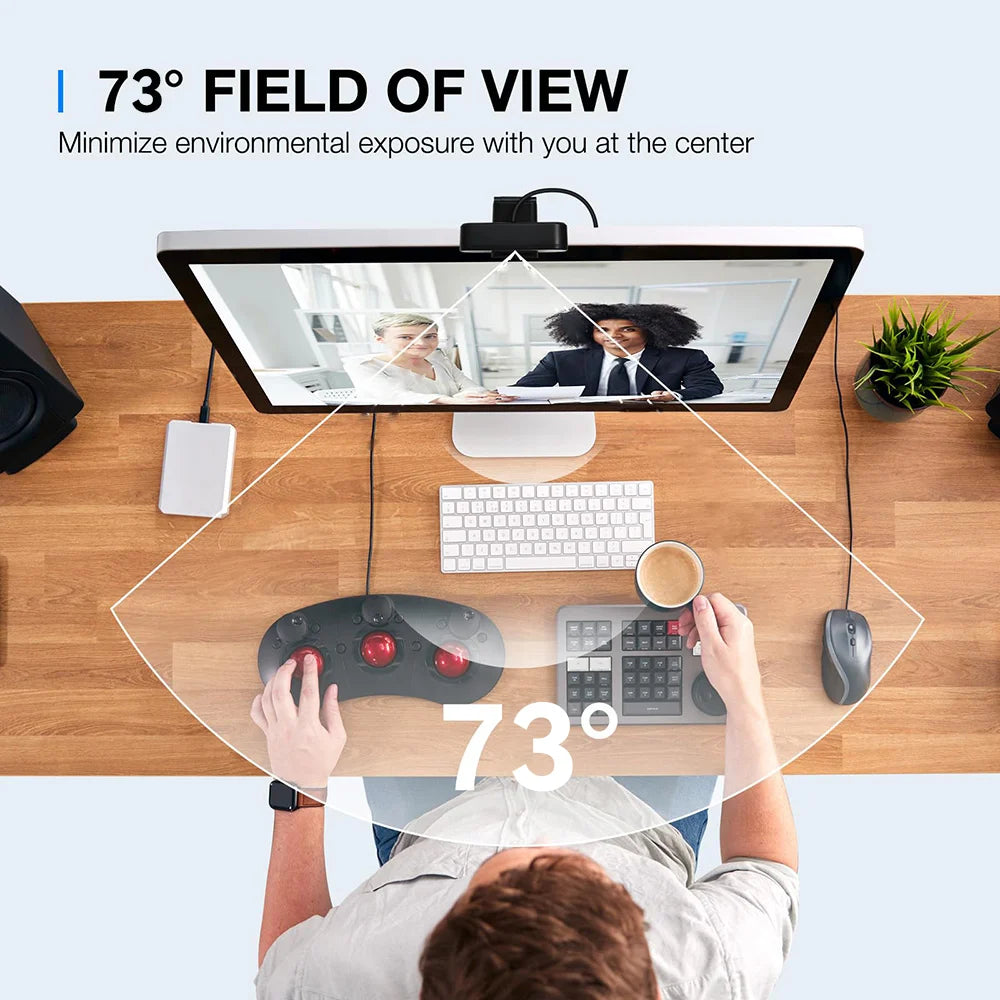 Webcam 2K Web Camera 1080P 60FPS Streaming Camera Autofocus  C960 2K USB Webcam with Microphones for Youtube Desktop/Laptop