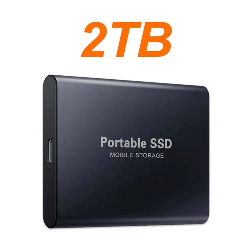 【Brand+】2026New External SSD 1TB/2TB/4TB Durable Portable Hard Disk High-Rate Original Solid-State Drive for Pc/Laptop/Phone/Mac