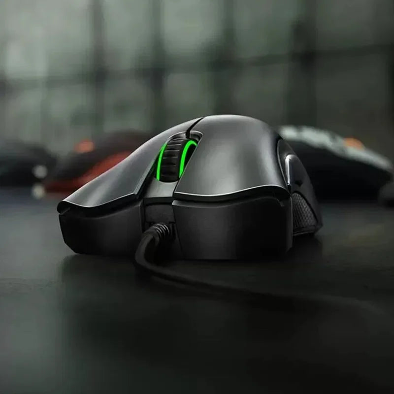 Deathadder Essential Wired Gaming Mouse / Wired Mice 6400DPI 5 Independently Buttons for Laptop PC Gamer