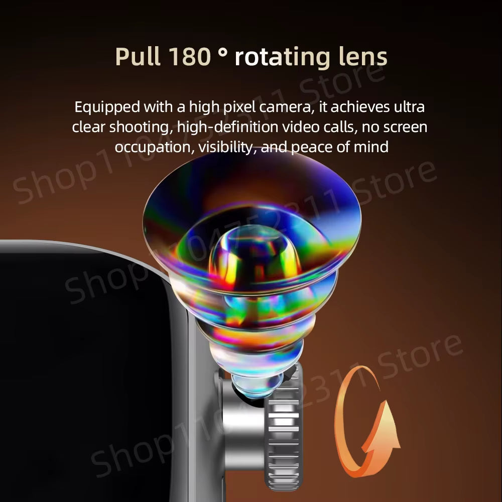 VP39 5G Smartwatch S11 plus 5G LTE Android 12.0 Smart Watch with 190° Rotating Camera GPS WIFI Compass Play Store Sim Card Slot
