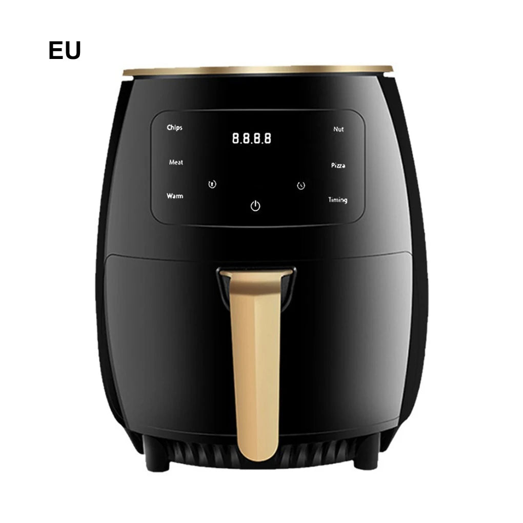 Air Fryer 12L Stainless Steel Visible Large Capacity Electric Oven Touch Screen Multifunctional Electric Fryer EU/US Plug