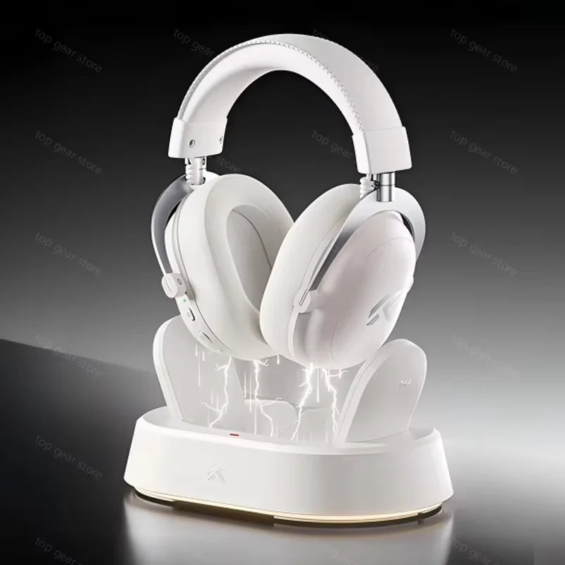 V9 Turbo + Wireless Gaming Headset 2000Mah Long Life Battery with Magnetic RGB Charging Dock 2.4G Low Latency Link