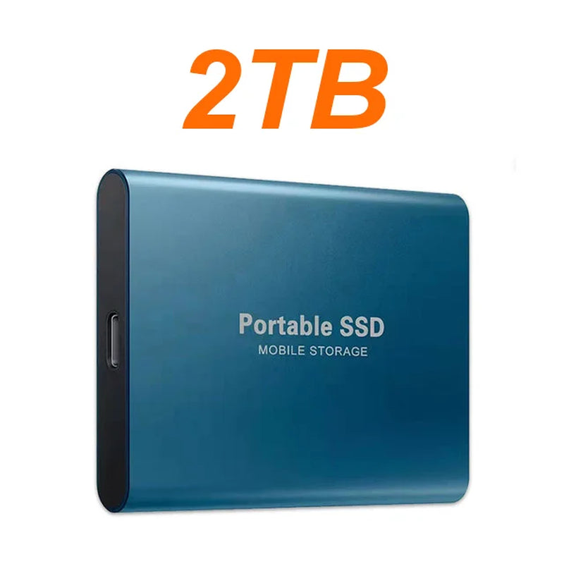 【Brand+】2026New External SSD 1TB/2TB/4TB Durable Portable Hard Disk High-Rate Original Solid-State Drive for Pc/Laptop/Phone/Mac